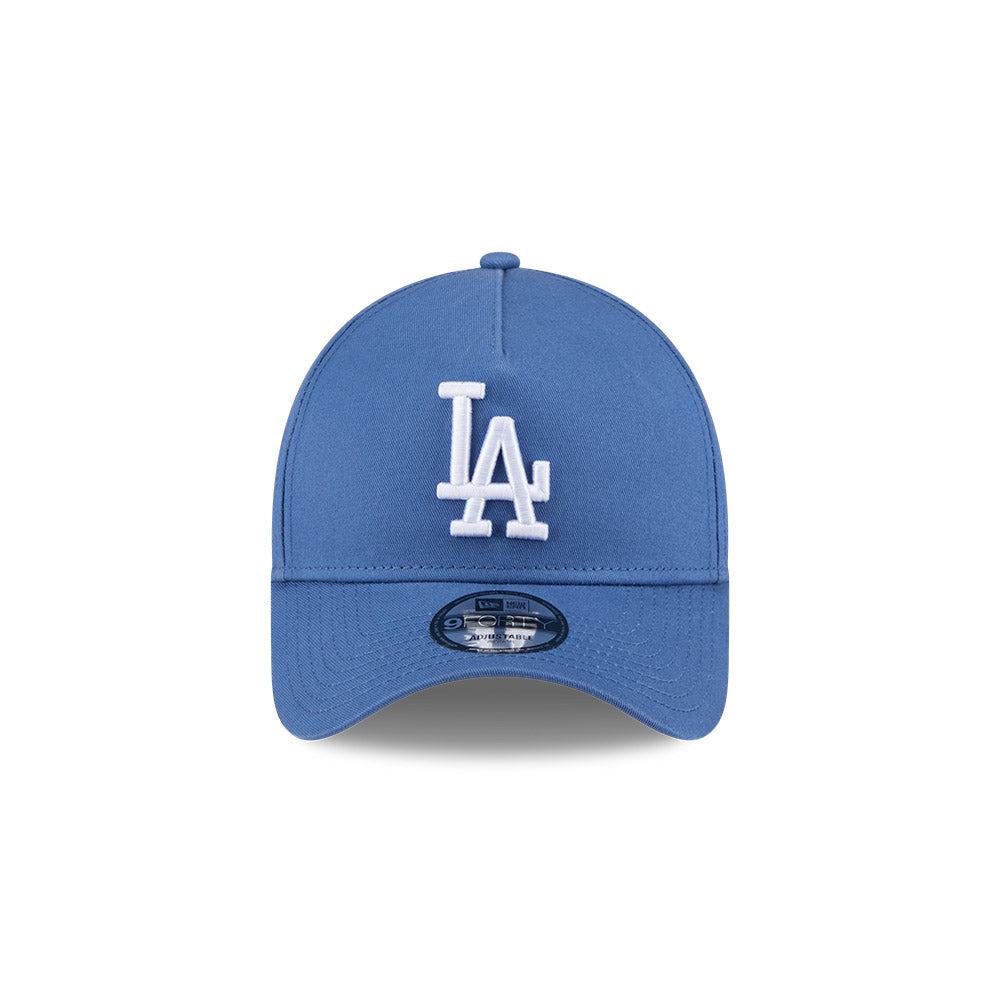 LA Dodgers Hat - Indigo Blue 9Forty A-Frame MLB Snapback Cap - New Era